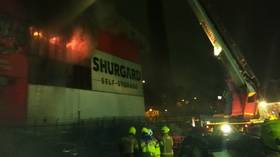 100+ firefighters battle blaze in London suburb