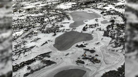 This ‘aerial’ photo of frozen lakes is not what it seems