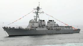 US destroyer sails through disputed South China Sea as trade talks kick off in Beijing