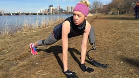 Dancer who lost leg in Boston Marathon bombing hit by car while training for ANOTHER marathon