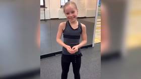 'I've never seen a kid her age do this': 9yo Russian skater fixes incredible triple axel (VIDEO)