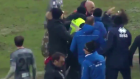 Italian manager handed 5-month ban for sickening pitch-side HEADBUTT of rival coach (VIDEO)