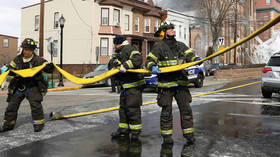 MASSIVE fire hits New Jersey factory, smoke seen on weather radar (VIDEO)