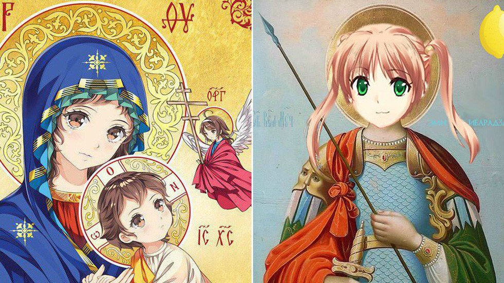 Anime-Style Religious Icons Cause Stir in Russian Region - The Moscow Times