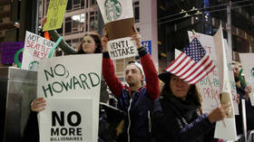 Wake up & smell the coffee! Starbucks CEO gets schooled in US politics 101