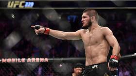 Future Khabib? UFC champ's father posts clip of Dagestani youngster wrestling with a bear (VIDEO)