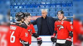 Swapping football for hockey? Jose Mourinho makes unexpected KHL visit in Russia