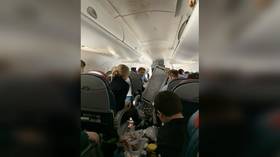 Utter chaos captured on board California flight that NOSE-DIVED twice, sending 3 to hospital (VIDEO)