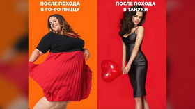 Fat girls eat pizza, hotties sip miso: Japanese food chain in Russia apologizes for ‘provocative’ ad