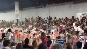 Argentina carnival stand collapses injuring 34 (VIDEO)