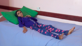 Devastating footage of starving 12yo girl weighing just 10 kg captures Yemen war horror