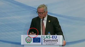'The usual suspect’: EU’s Juncker answers phone call from wife during speech in Egypt (VIDEO)