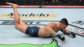 WATCH: UFC star Walker dislocates shoulder doing ‘Worm’ celebration after KO win