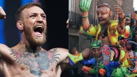 Mac in Malta: 'Conor McGregor' appears on huge float during carnival celebrations (VIDEO)