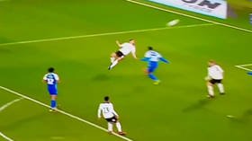 WATCH: English footballer sends internet into meltdown with incredible spinning volley 