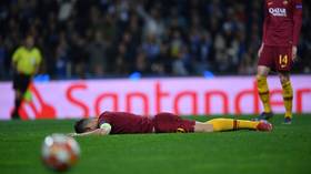 Disgraceful Dzeko: Roma striker ridiculed for shocking dive after Pepe 'headbutt' (VIDEO)