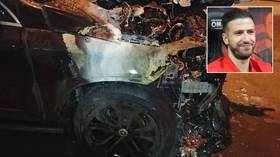 Foggia fireball: Arsonists torch Italian footballer's car in 'vile' attack after latest defeat
