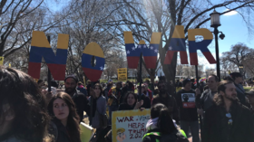 Hands off Venezuela! Protesters rally against regime change outside White House