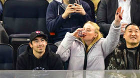 ‘Send it for the Starks’: Game of Thrones star Sophie Turner downs glass of wine at NHL game (VIDEO)