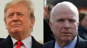 ‘Bizarre new low’: Republicans outraged after Trump claims he approved McCain’s funeral