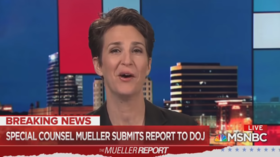 Crying for indictments? Maddow ‘holds backs tears’ as she discusses end of Mueller probe (VIDEO)