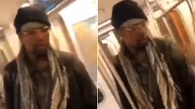 Attacker brutally beats 78yo woman on NYC subway as bystanders look on & film (GRAPHIC VIDEO)