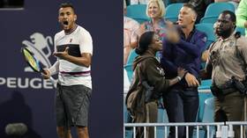 'He called me a d**k': Nick Kyrgios inflames fiery on-court spat with fan
