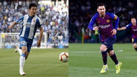 Wu the man! Chinese star Wu Lei upstages Messi as he makes history with late equalizer for Espanyol vs Barcelona (VIDEO)