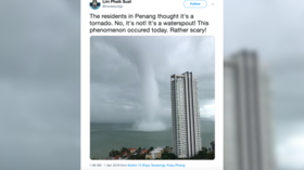 Mayhem in Malaysia as ferocious water spout damages 50 buildings (PHOTOS, VIDEOS)