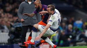 End of Kane's season? Spurs striker limps off with suspected ankle ligament damage in UCL
