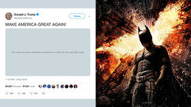 Dark Knight fails: Trump slapped with copyright claim after tweeting campaign ad with Batman music