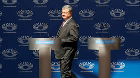 Ukraine election: Cornered Poroshenko ‘debates himself’ as frontrunner Zelensky skips event