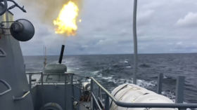WATCH Russian corvettes unleash hurricane-like gunfire in Baltic Sea