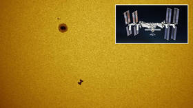 PHOTO: Rare sight of ISS passage against the Sun caught on camera