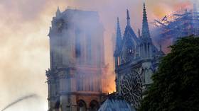 Roof of Paris' Notre Dame Cathedral has completely collapsed (VIDEO)