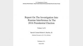 READ: US Justice Department releases Mueller report on Trump-Russia 'collusion' investigation
