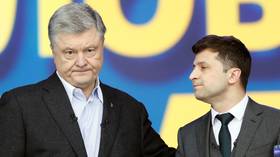 ‘I’m not your opponent, I’m your sentence!’ Ukraine presidential hopefuls trade jabs in last debate
