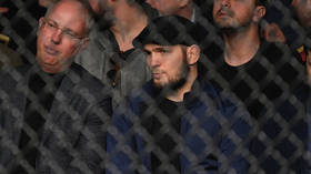 Khabib in the house! UFC lightweight king watches octagon action in St. Petersburg