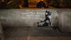 Speculation mounts that Banksy has left his mark on Extinction Rebellion protests