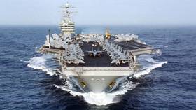Iranian drone reportedly films close-up shots of US aircraft carrier… and gets away with it (VIDEO)