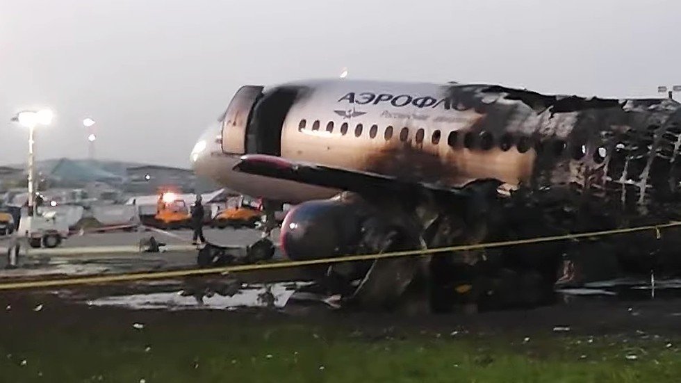 ‘Plane was burning like PLASTIC CUP’: Russian jet crash survivor ...