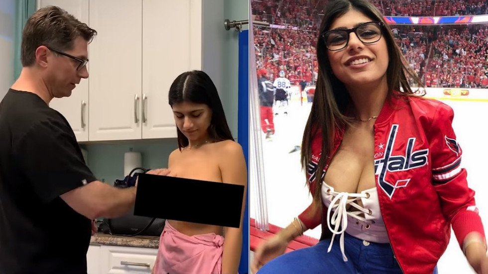 Mia Khalifa Boob Nipple - Ex-porn star Mia Khalifa shares video from breast surgery after being hit  by hockey puck â€” RT Sport News