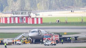 Debris from Superjet-100 plane that crash-landed at Moscow airport ‘put in hangar’ for investigation