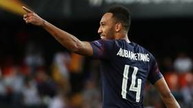 'Iconic performance': Aubameyang treble fires Arsenal to Europa League final