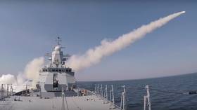 WATCH Russian warship fire missile at old vessel during LIVE-FIRE drill (VIDEO)