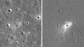 ‘We scratched the Moon alright!’ NASA releases Israeli lander crash site PHOTOS
