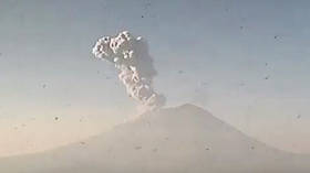 Massive explosion of Mexico's Popocatepetl volcano caught on VIDEO