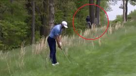 Live streaming: Golfer Jon Rahm caught urinating up a tree during PGA Championship