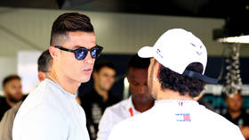 Cristiano Ronaldo greets Lewis Hamilton ahead of star-studded Monaco Grand Prix (VIDEO)