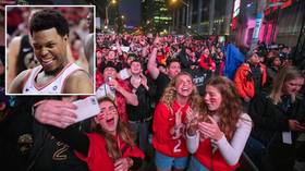 Dancing in the streets: Raptors fans pack the streets of Toronto to celebrate first NBA Finals